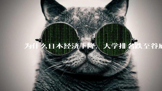 为什么日本经济下降，大学排名跌至谷底，还有那么多人挤破脑袋去日本留学？
