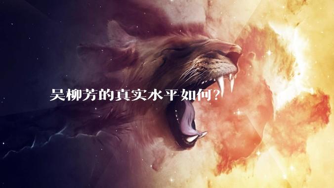 吴柳芳的真实水平如何？